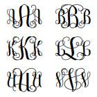 Vine Single Initial Or Monogram