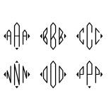 Diamond Single Initial Or Monogram