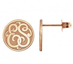 Sterling Silver With Rose Gold Plating 