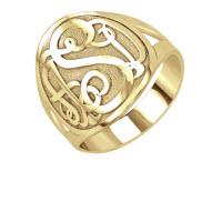 Sterling Silver With Yellow Gold Plating 
