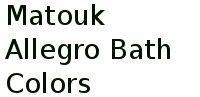 Matouk Allegro Bath Colors