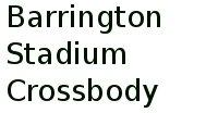 Barrington Stadium Crossbody
