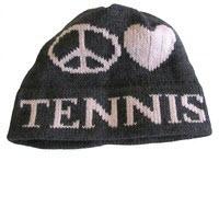 Peace Love Hat Gray