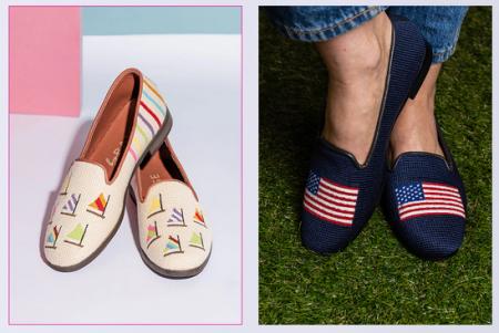 needlepoint spring loafers