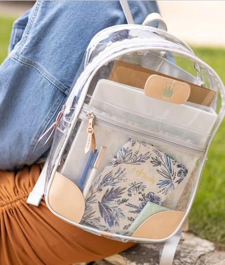  Jon Hart Designs Clear Backpack  Luggage & Bags > Backpacks