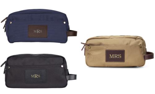 Boulevard Dennis Nylon Dopp Kit Monogrammed  Luggage & Bags > Toiletry Bags