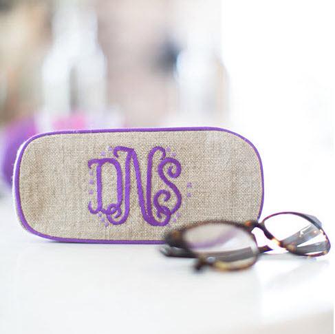 Walker Valentine Double Lined Appliqued Eyeglass Case  Luggage & Bags > Toiletry Bags