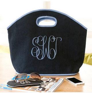 Walker Valentine Monogrammed Erin Tote  Apparel & Accessories > Handbags > Tote Handbags