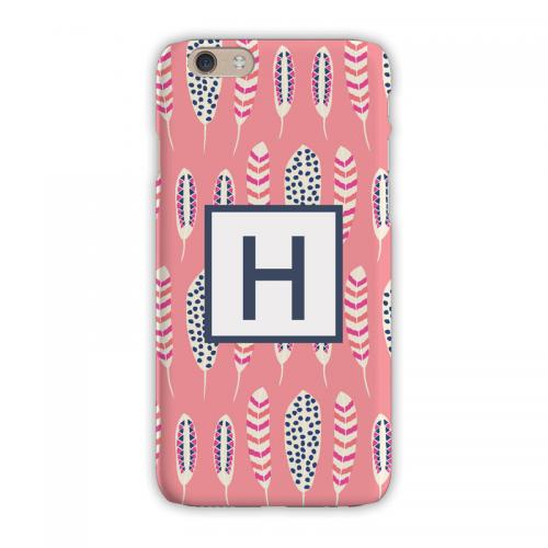 Personalized Clairebella Feathers Coral Phone Case  Electronics > Communications > Telephony > Mobile Phone Accessories > Mobile Phone Cases