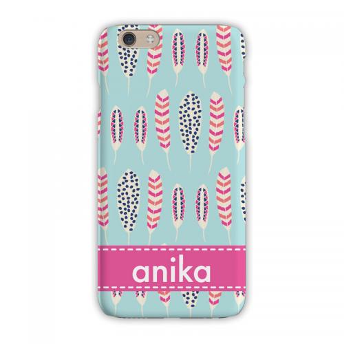 Personalized Clairebella Feathers Mint Phone Case  Electronics > Communications > Telephony > Mobile Phone Accessories > Mobile Phone Cases