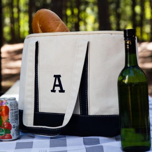 Monogrammed Large Lunch Tote Cooler  Home & Garden > Kitchen & Dining > Food & Beverage Carriers > Lunch Boxes & Totes