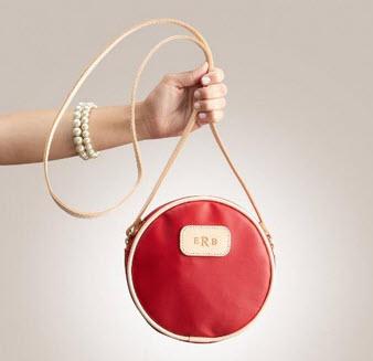 Jon Hart Designs Luna Round Canvas Crossbody  Apparel & Accessories > Handbags > Cross-Body Handbags