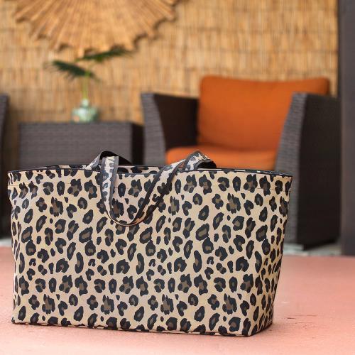 Monogrammed Leopard Wild Side Ultimate Tote  Luggage & Bags > Shopping Totes