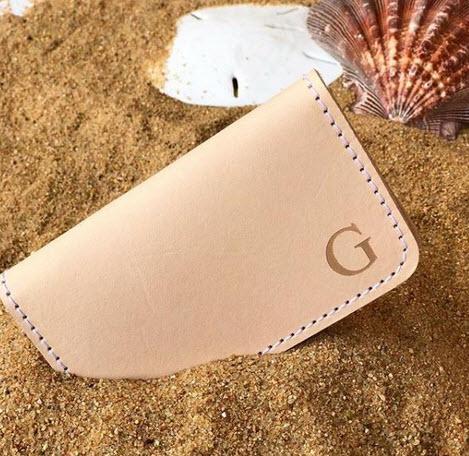 Jon Hart Designs Leather Card Case  Apparel & Accessories > Handbags, Wallets & Cases