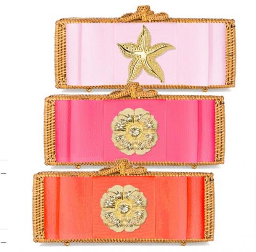 Colette Clutch with Flat Bow and Adornment  Apparel & Accessories > Handbags > Clutches & Special Occasion Bags