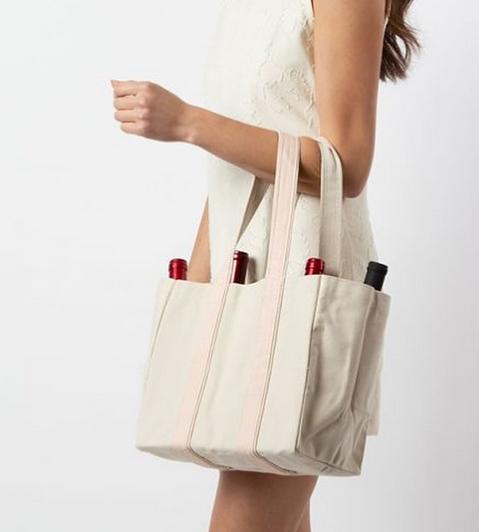 Personalized Wine Carrier Tote  Apparel & Accessories > Handbags > Tote Handbags