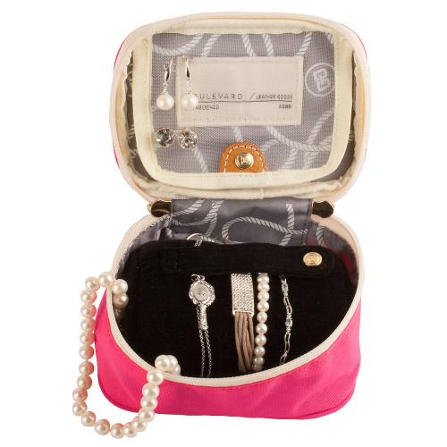 Boulevard Zoe Nylon Mini Jewelry Case Personalized  Health & Beauty > Jewelry Cleaning & Care > Jewelry Holders