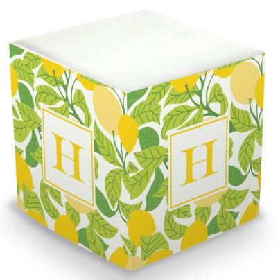 Personalized Lemons Memo Cube  Office Supplies > General Supplies > Paper Products > Sticky Notes