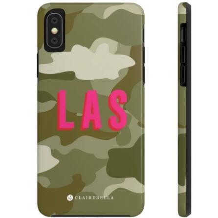 Personalized Camo Green iPhone Case  Electronics > Communications > Telephony > Mobile Phone Accessories > Mobile Phone Cases