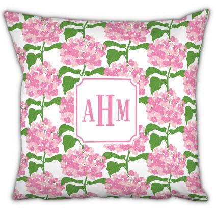 Boatman Geller Monogrammed Sconset Pink Pillow  Home & Garden > Decor > Throw Pillows