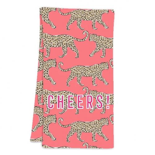 Clairebella Leopard Hostess Towel  Home & Garden > Linens & Bedding > Towels