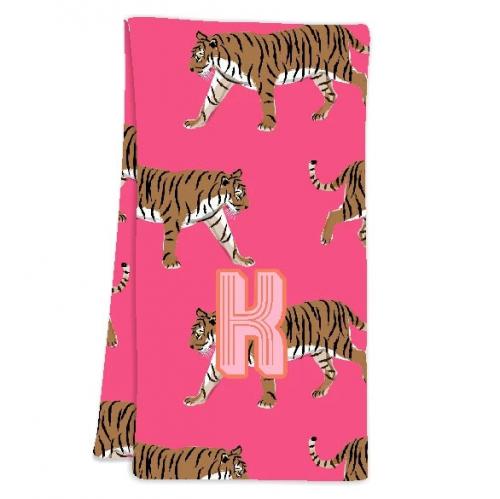 Clairebella Tiger Hostess Towel  Home & Garden > Linens & Bedding > Towels