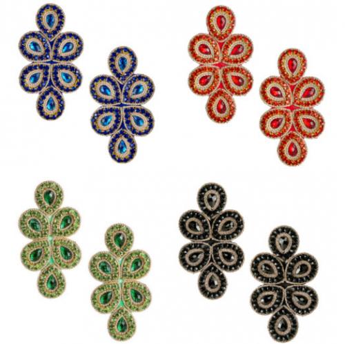 Lisi Lerch Fabric Beaded Ginger Earrings  Apparel & Accessories > Jewelry > Earrings