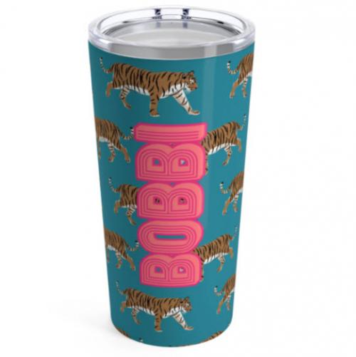 Clairebella Large Tiger Blue Tumbler  Home & Garden > Kitchen & Dining > Tableware > Drinkware > Tumblers