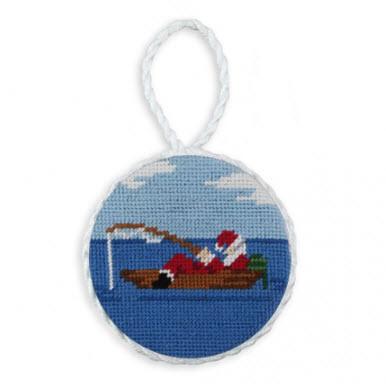 Fishing Santa Needlepoint Ornament Fishing Santa Needlepoint Ornament Home & Garden > Decor > Seasonal & Holiday Decorations > Holiday Ornaments