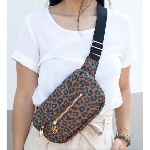 Boulevard Leopard Franny Fanny Pack Monogrammed  Luggage & Bags > Fanny Packs