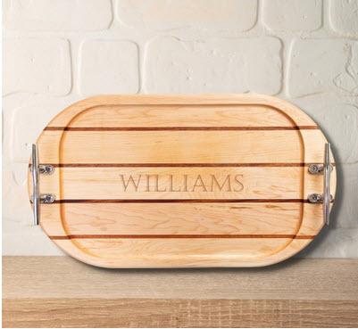 Personalized Deep Sea Serving Tray  Home & Garden > Kitchen & Dining > Kitchen Tools & Utensils > Cutting Boards