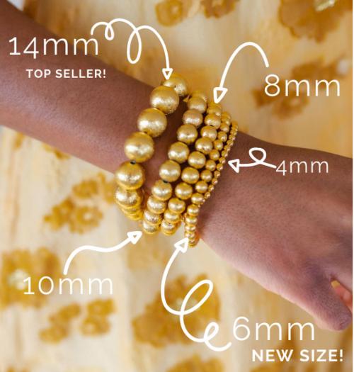 Lisi Lerch Georgia Gold Beaded Bracelet  Apparel & Accessories > Jewelry > Bracelets
