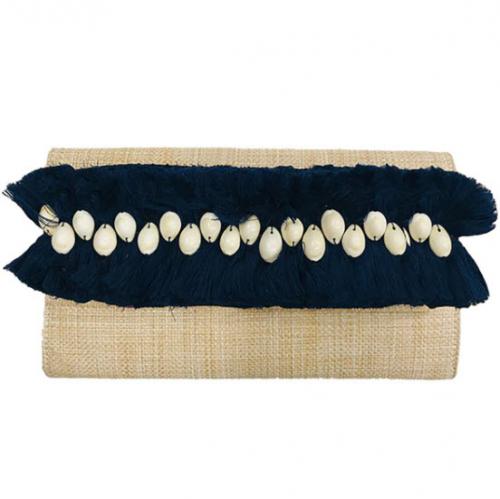 Lisi Lerch Avery Aloha Fringe Clutch  Apparel & Accessories > Handbags > Clutches & Special Occasion Bags