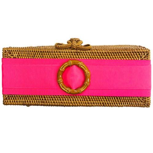 Lisi Lerch Colette Bamboo Buckle Clutch  Apparel & Accessories > Handbags > Clutches & Special Occasion Bags