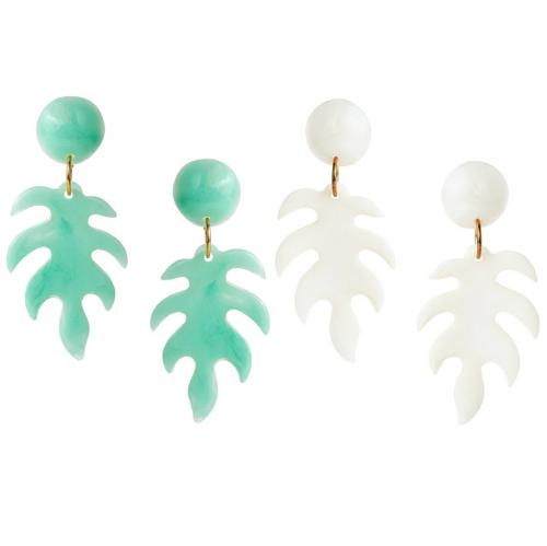 Lisi Lerch Palm Leaf Acrylic Earring  Apparel & Accessories > Jewelry > Earrings