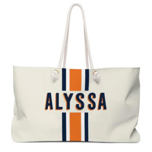 Clairebella Personalized Spirit Travel Tote  Apparel & Accessories > Handbags > Tote Handbags