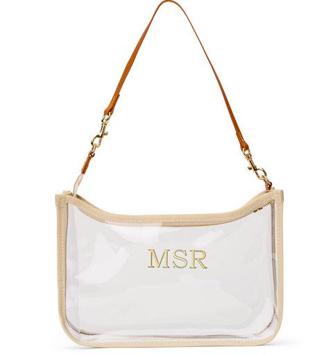 Boulevard Stella Clear Crossbody Bag Monogrammed