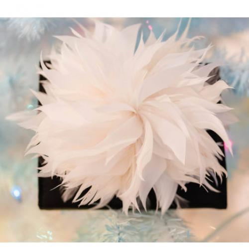 Lisi Lerch Eleanor Feather Clutch  Apparel & Accessories > Handbags > Clutches & Special Occasion Bags