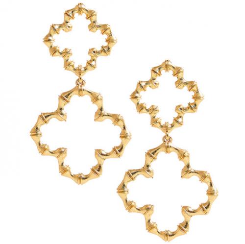 Lisi Lerch Bryn Bamboo Gold Earrings  Apparel & Accessories > Jewelry > Earrings