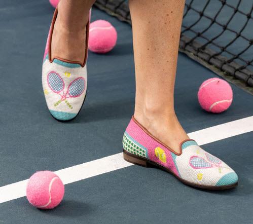 By Paige Ladies Tennis Needlepoint Loafers  Apparel & Accessories > Shoes > Loafers