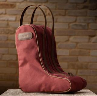 Jon Hart Designs JH Personalized Boot Bag in Cotton Canvas  Apparel & Accessories > Shoe Accessories > Shoe Covers