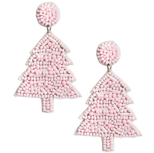 Lisi Lerch Christmas Tree Beaded Earrings Light Pink Lisi Lerch Christmas Tree Beaded Earrings Light Pink Apparel & Accessories > Jewelry > Earrings