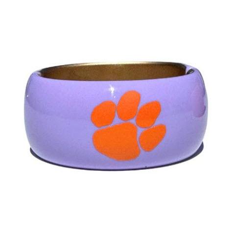 Lisi Lerch Narrow Cuff Lavender with Orange Paw Print Lisi Lerch Narrow Cuff Lavender with Orange Paw Print Apparel & Accessories > Jewelry > Bracelets