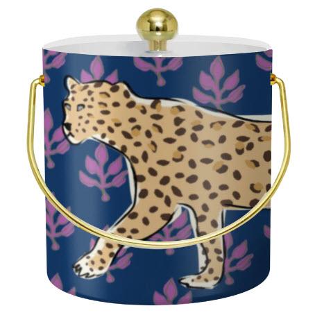 Clairebella Flora Cats Ice Bucket  Clairebella Flora Cats Navy Ice Bucket  Home & Garden > Kitchen & Dining > Barware > Ice Buckets