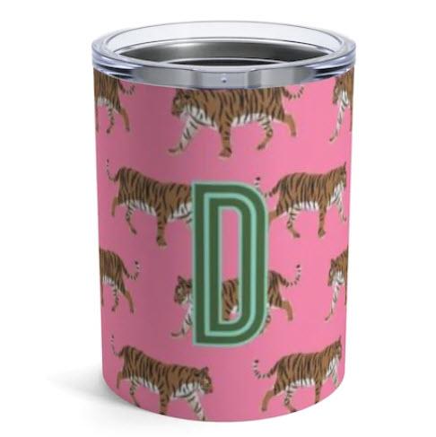 Clairebella Pink Tiger Small Tumbler  Home & Garden > Kitchen & Dining > Tableware > Drinkware > Tumblers