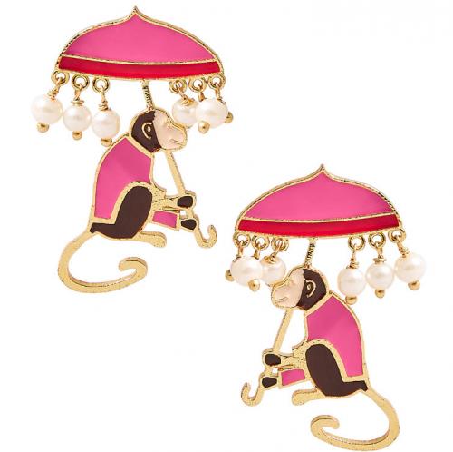 Lisi Lerch Monkey Stud Earrings Lisi Lerch Monkey Stud Earrings Apparel & Accessories > Jewelry > Earrings