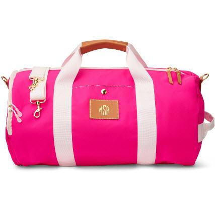 Personalized Boulevard Rowan Large Duffel Bag Black, Hunter, Pink and Navy  Luggage & Bags > Duffel Bags