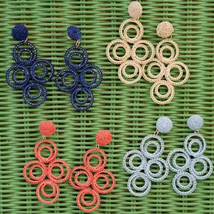 Lisi Lerch Chloe Raffia Earring  Apparel & Accessories > Jewelry > Earrings