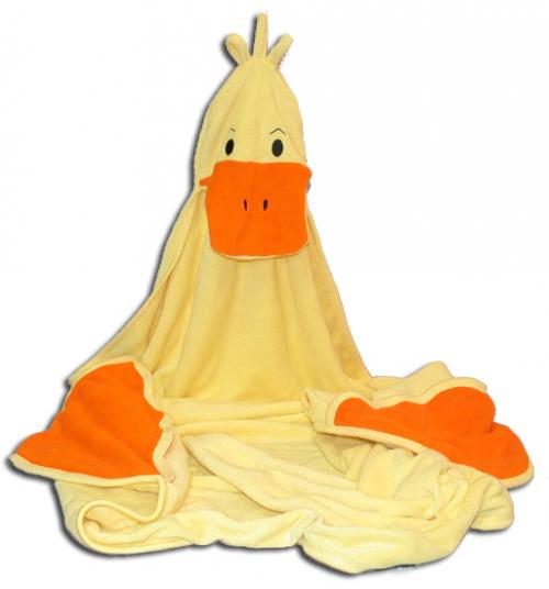 Monogrammed Ducky Child's Bath Towel  Baby & Toddler > Baby Bathing
