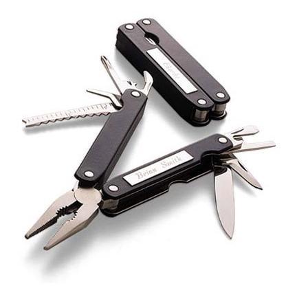 Personalized Black Handle Multi Tool Kit Personalized Multi Tool Kit in Black  Sporting Goods > Outdoor Recreation > Camping, Backpacking & Hiking > Camping Tools > Knives & Blades